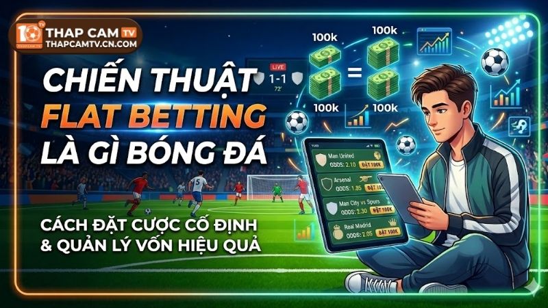 Khái niệm cơ bản về chiến thuật Flat Betting trong bóng đá