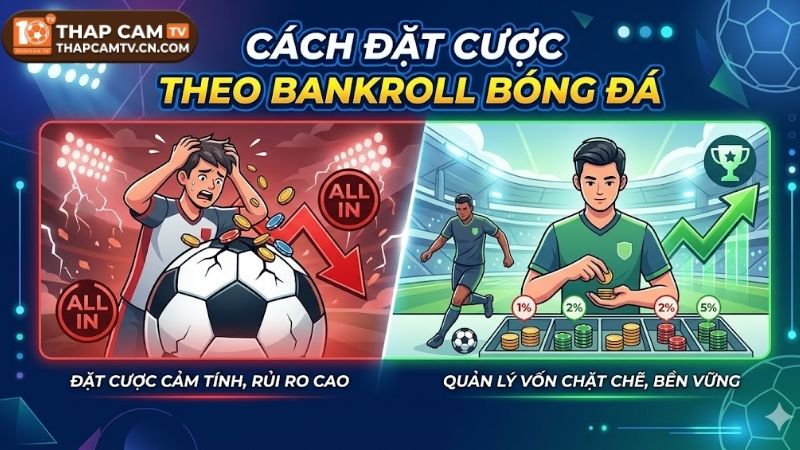 Phân tích giá trị của Cách đặt cược theo Bankroll bóng đá