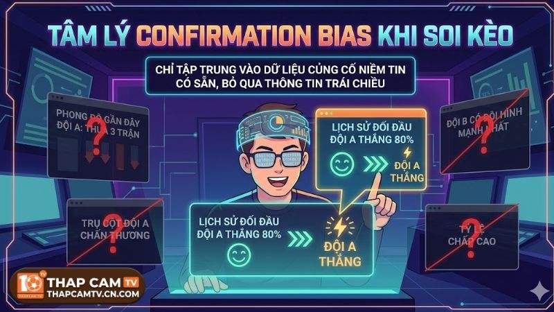 Nguồn gốc sâu xa của thiên kiến xác nhận trong cá cược
